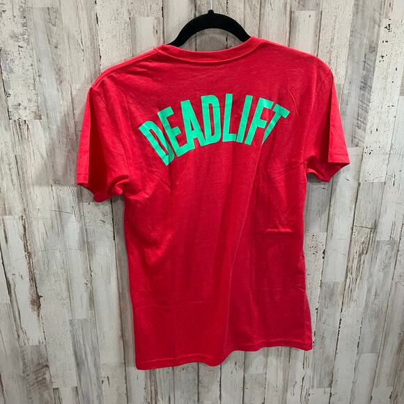 Superfresh Mario Deadlift Graphic Gym Tshirt Red Mens XS Limited Edition - Picture 3 of 5